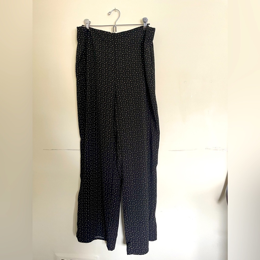 Soft capri wide leg dress pants